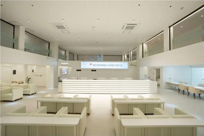 Reception hall of FineMedi Internal Medicine Clinic in Ansan